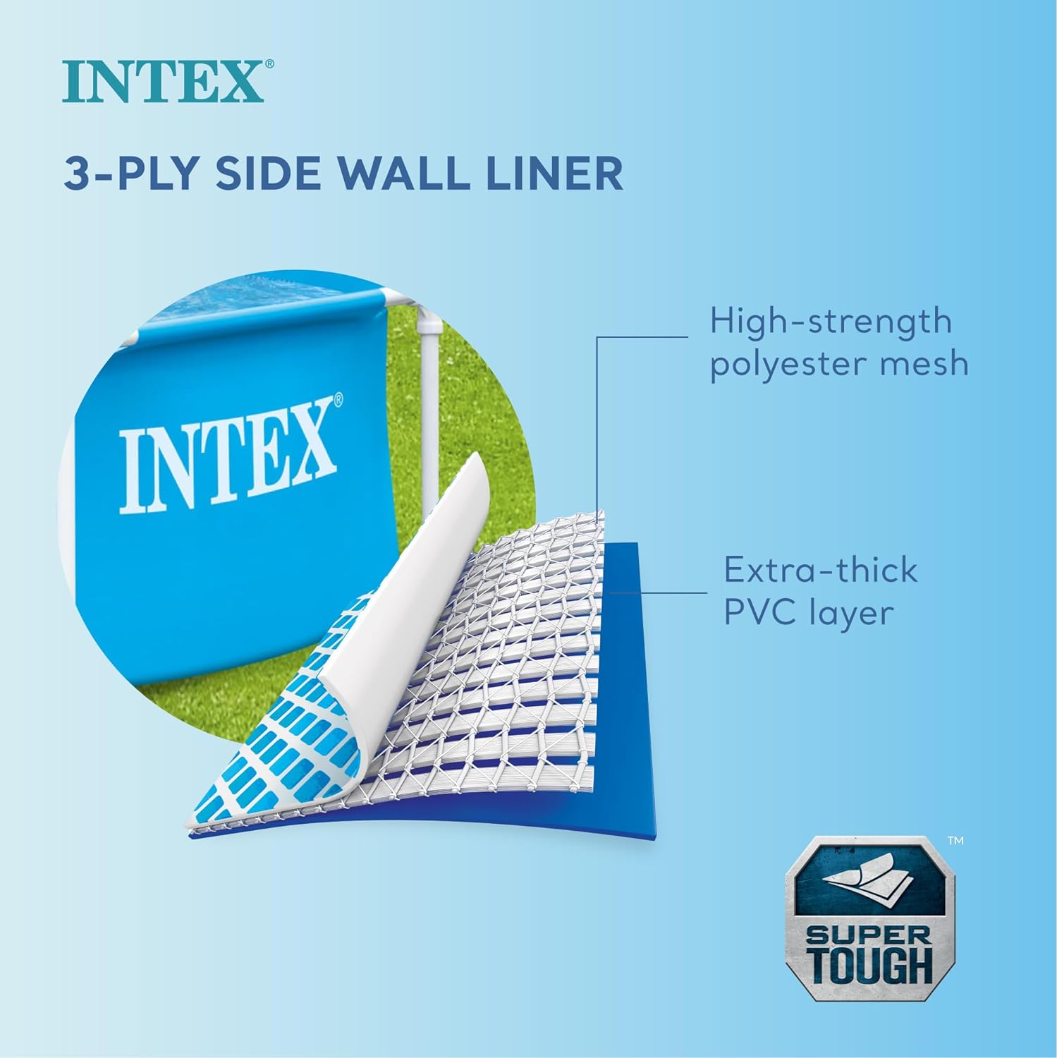 Metal frame pool intex